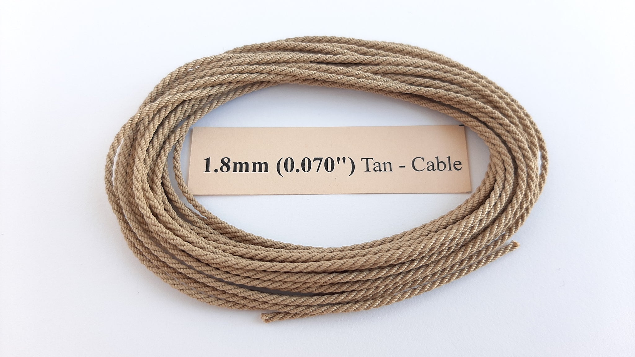 Wire Core Rope Tan Cotton Tan Cable-Laid Rope – Ropes of Scale