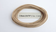 Load image into Gallery viewer, Polyester Tan Cable-Laid Rope
