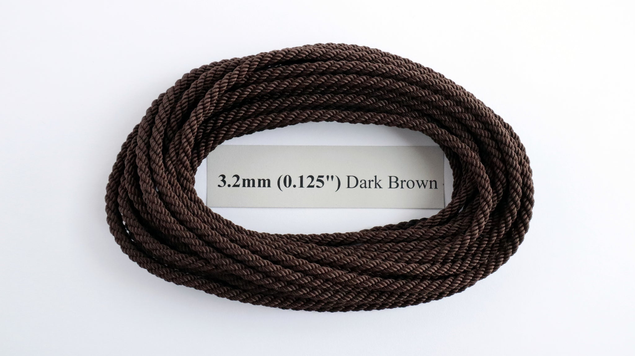 Polyester Dark Brown Cable-Laid Rope – Ropes of Scale
