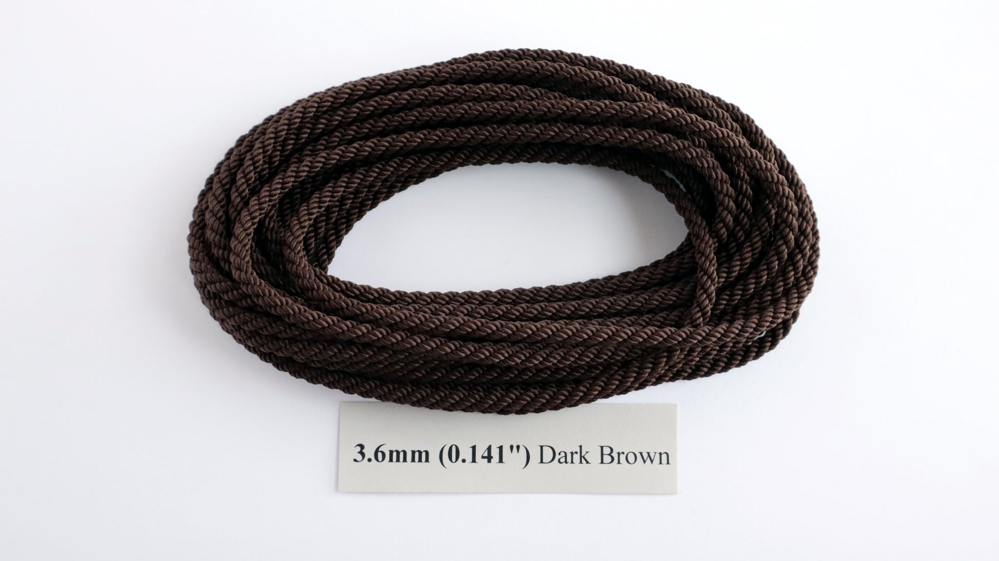 Polyester Dark Brown Cable-Laid Rope – Ropes of Scale