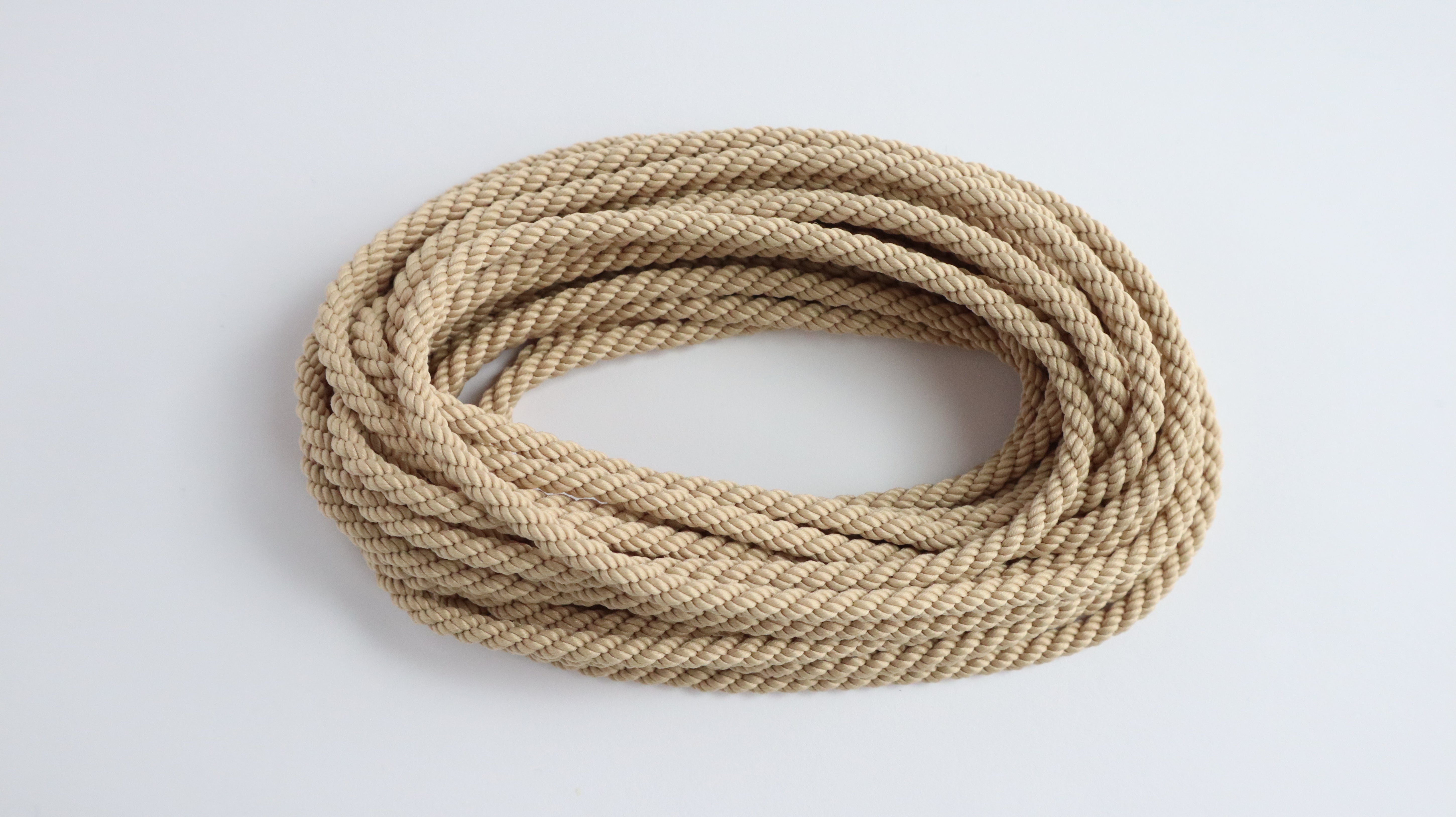 Polyester Tan Cable-Laid Rope – Ropes of Scale