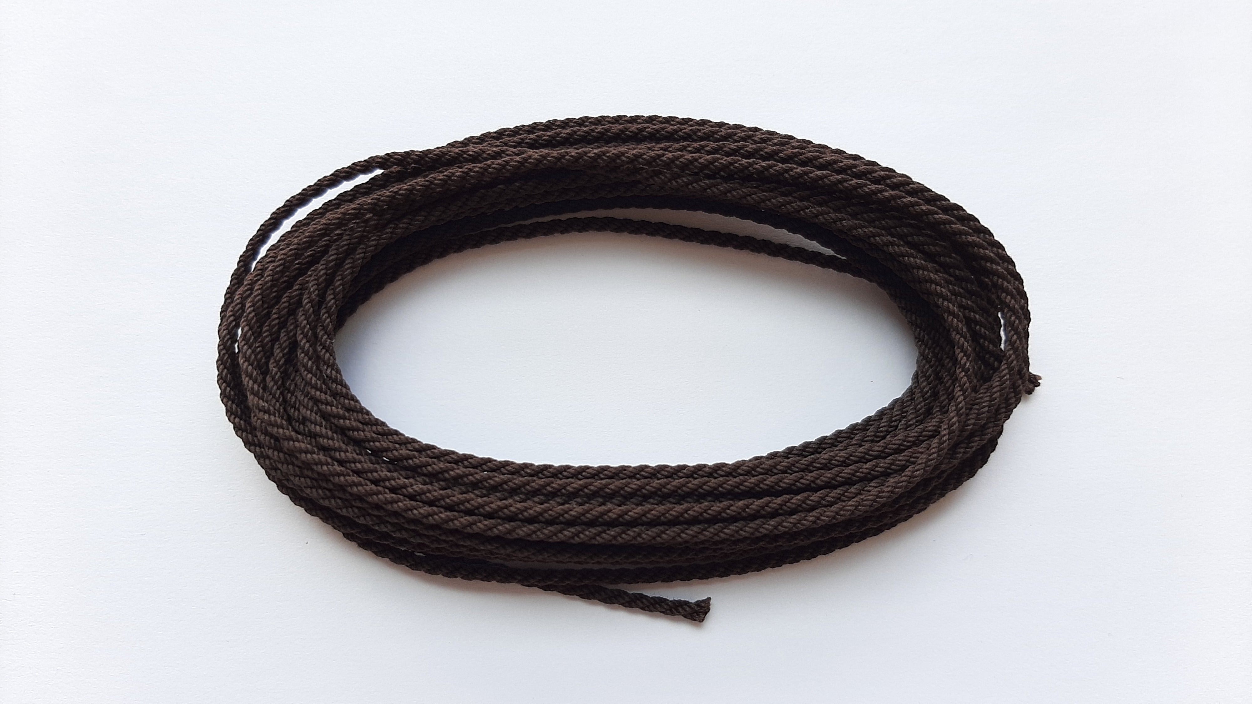 Cotton Dark Brown Cable-Laid Rope – Ropes of Scale